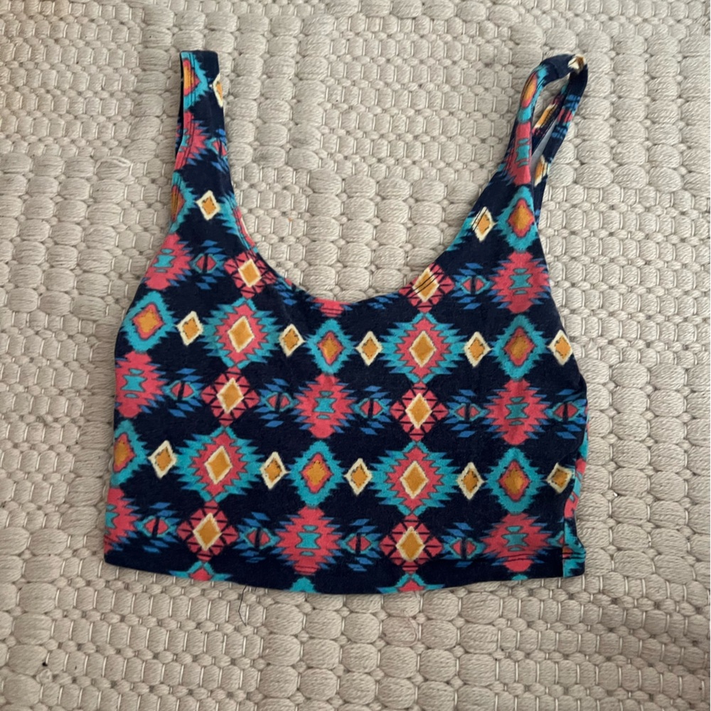 Colorful Geometric Print Women's Tank